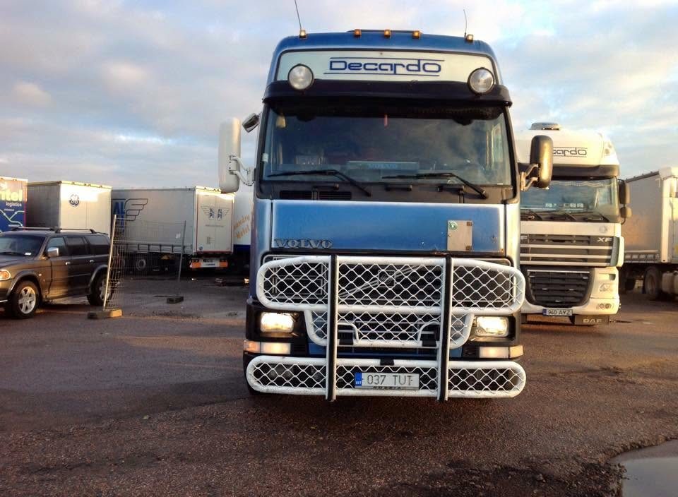 Decardo's first truck, a Volvo